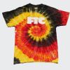 tie-dyed printing t-shirt