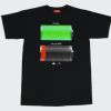 cotton men charge up print tee t-shirt